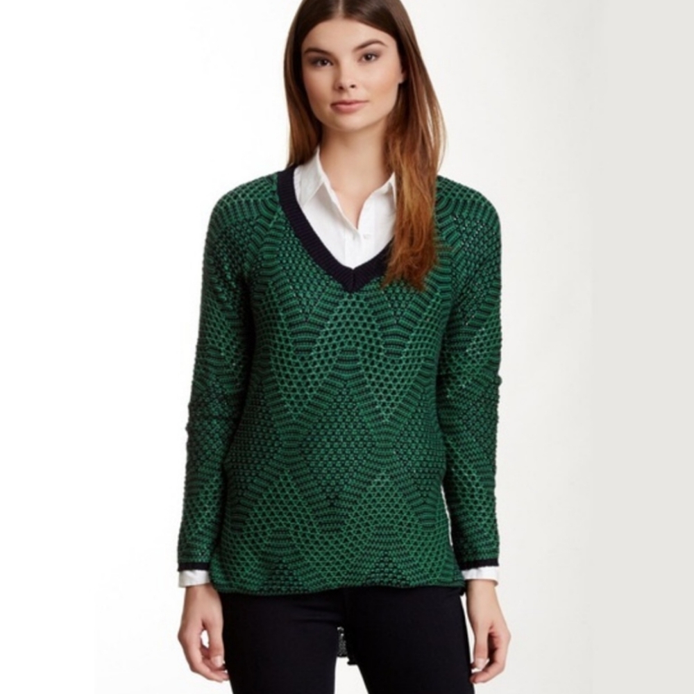 BCBG MaxAzria "Emmy" pullover hi-low sweater